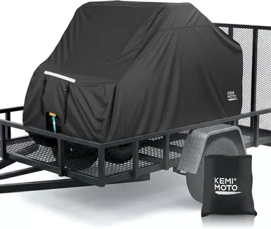 2-Seater Trailerable Cover (140″L x 58″W x 75″H) by Kemimoto