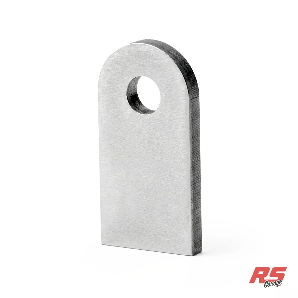 -Material: Aluminum -Tab Thickness (A): 0.188 in. (4.8 mm) -Tab Overal Length (B): 2.0 in. (50.8 mm
