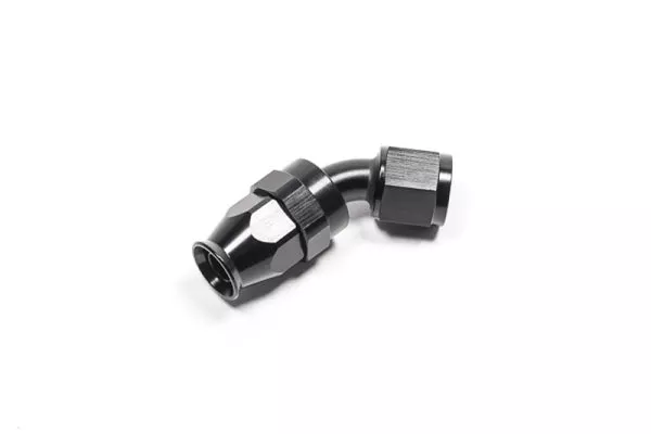 Radium Engineering -8AN 45 Degree PTFE Hose End – Black