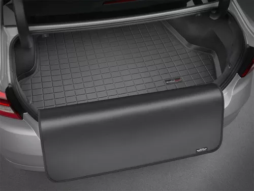 WeatherTech 40254SK Black Cargo Liner with Bumper Protector, Nissan Armada (Behind 3rd Row) 2004-2015