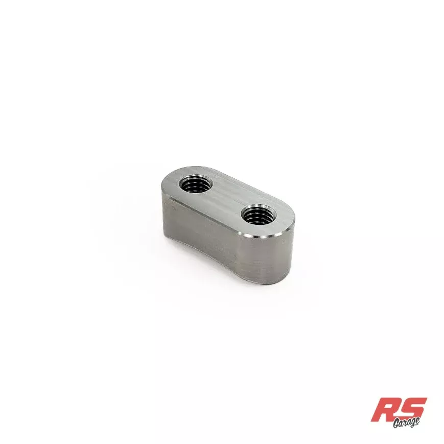 Weld Bung for exhaust hanger to 4″ Pipe, (2-hole)